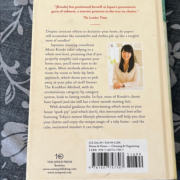Marie Kondo Clutter Control Two  Organizing Books - Picture 3 of 5